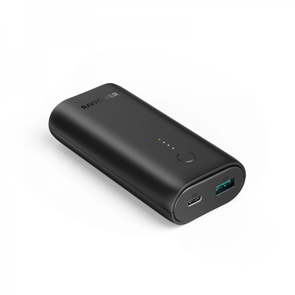 RAVPower-Power-Bank-10000mAh-2-Port-18W-PD-Pioneer-PD-QC-Black-6-600x600