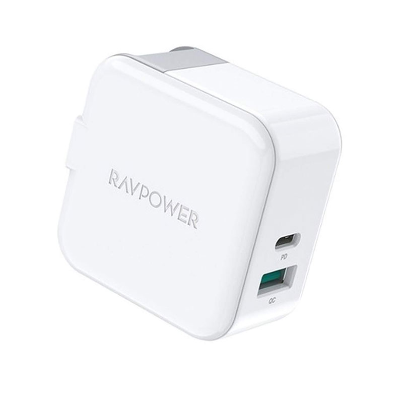 RAVPower-PD-Pioneer-18W-2-Port-USB-Wall-Charger-UK-RP-PC110-White-6